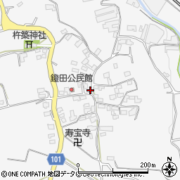 熊本県熊本市北区植木町鐙田1949-6周辺の地図