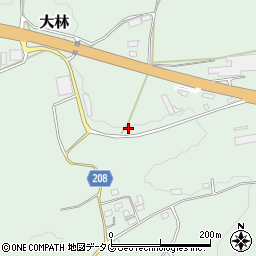 熊本県菊池郡大津町大林1062周辺の地図