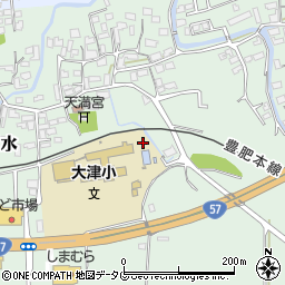 熊本県菊池郡大津町引水233周辺の地図