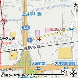 熊本県菊池郡大津町室976-3周辺の地図
