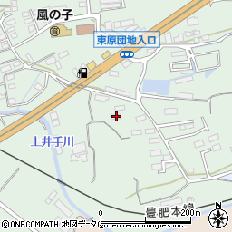 熊本県菊池郡大津町引水912-1周辺の地図