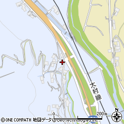 長崎県諫早市下大渡野町667周辺の地図