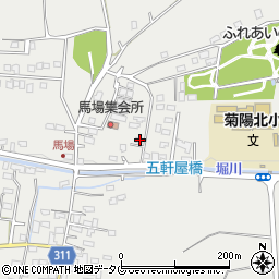 熊本県菊池郡菊陽町原水4652-1周辺の地図