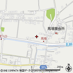 熊本県菊池郡菊陽町原水4993-4周辺の地図