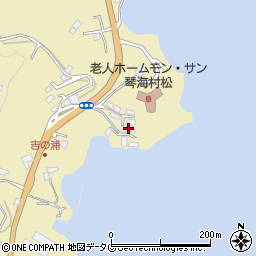 長崎県長崎市琴海村松町410周辺の地図
