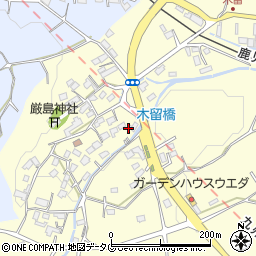 熊本県熊本市北区植木町木留1804周辺の地図