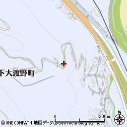 長崎県諫早市下大渡野町419周辺の地図