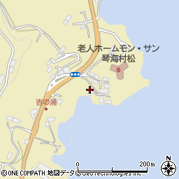 長崎県長崎市琴海村松町419周辺の地図