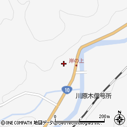 大分県佐伯市直川大字仁田原3990周辺の地図