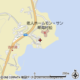長崎県長崎市琴海村松町410-4周辺の地図