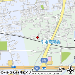 熊本県菊池郡大津町引水31周辺の地図