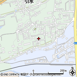 熊本県菊池郡大津町引水880-5周辺の地図