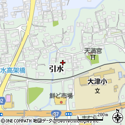 熊本県菊池郡大津町引水141周辺の地図