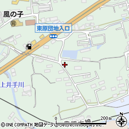 熊本県菊池郡大津町引水839-7周辺の地図