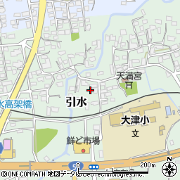 熊本県菊池郡大津町引水143周辺の地図