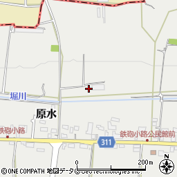 熊本県菊池郡菊陽町原水6092-1周辺の地図