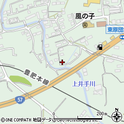 熊本県菊池郡大津町引水956周辺の地図