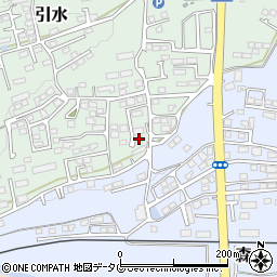 熊本県菊池郡大津町引水873周辺の地図