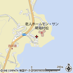 長崎県長崎市琴海村松町411周辺の地図