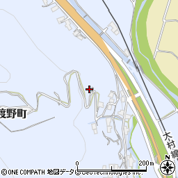 長崎県諫早市下大渡野町686-3周辺の地図