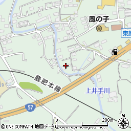 熊本県菊池郡大津町引水957周辺の地図