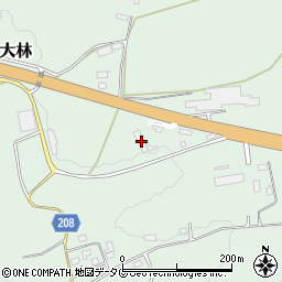 熊本県菊池郡大津町大林1060-4周辺の地図