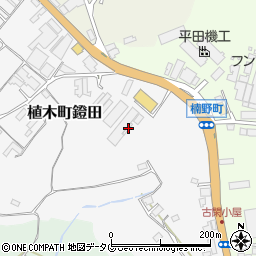 熊本県熊本市北区植木町鐙田1489周辺の地図