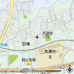 熊本県菊池郡大津町引水218周辺の地図