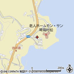 長崎県長崎市琴海村松町412-2周辺の地図