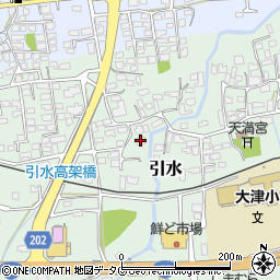 熊本県菊池郡大津町引水137周辺の地図