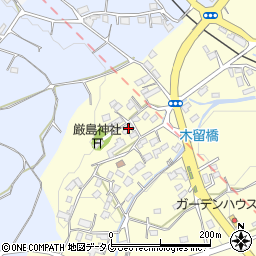 熊本県熊本市北区植木町木留1754周辺の地図