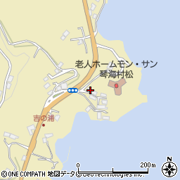 長崎県長崎市琴海村松町412周辺の地図