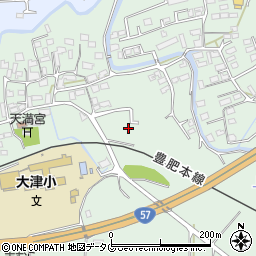 熊本県菊池郡大津町引水421-1周辺の地図