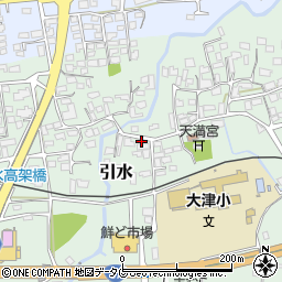 熊本県菊池郡大津町引水142周辺の地図