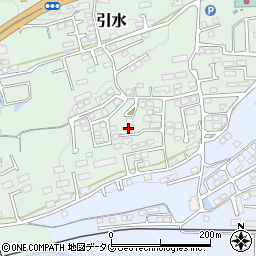熊本県菊池郡大津町引水877-14周辺の地図