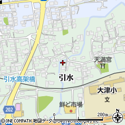 熊本県菊池郡大津町引水139周辺の地図