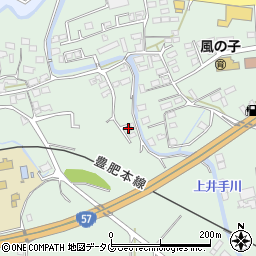 熊本県菊池郡大津町引水405周辺の地図