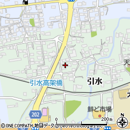熊本県菊池郡大津町引水519周辺の地図