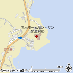 長崎県長崎市琴海村松町399周辺の地図