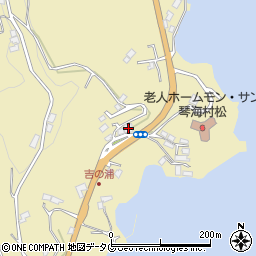 長崎県長崎市琴海村松町430周辺の地図