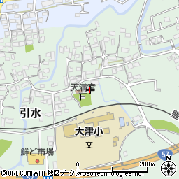 熊本県菊池郡大津町引水223周辺の地図