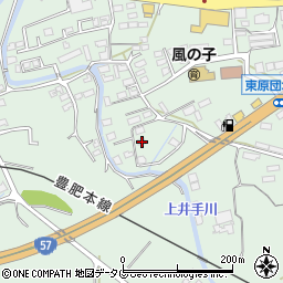 熊本県菊池郡大津町引水955周辺の地図