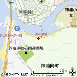 長崎県長崎市神浦向町28周辺の地図