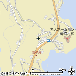 長崎県長崎市琴海村松町435周辺の地図