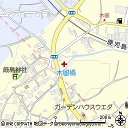 熊本県熊本市北区植木町木留36-1周辺の地図