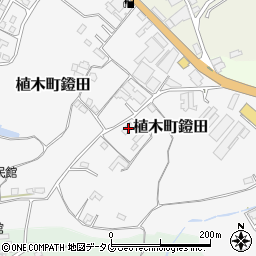 熊本県熊本市北区植木町鐙田1633周辺の地図