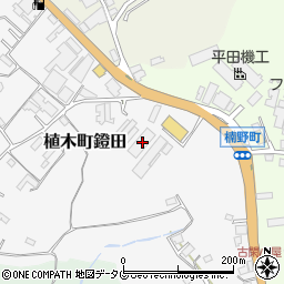 熊本県熊本市北区植木町鐙田1490-1周辺の地図