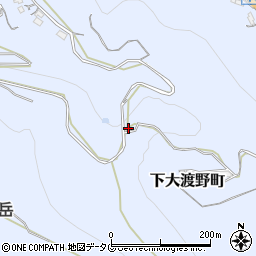 長崎県諫早市下大渡野町325-3周辺の地図