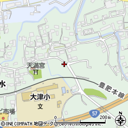 熊本県菊池郡大津町引水441周辺の地図