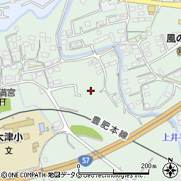 熊本県菊池郡大津町引水周辺の地図